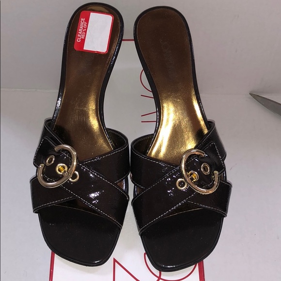 NWT Joan & David Leather Jessica Sandals, Size 8.5 - Picture 2 of 5